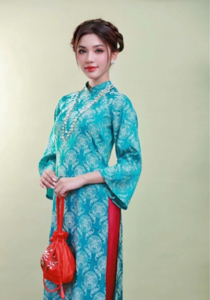 Áo Dài Gấm Cao Cấp