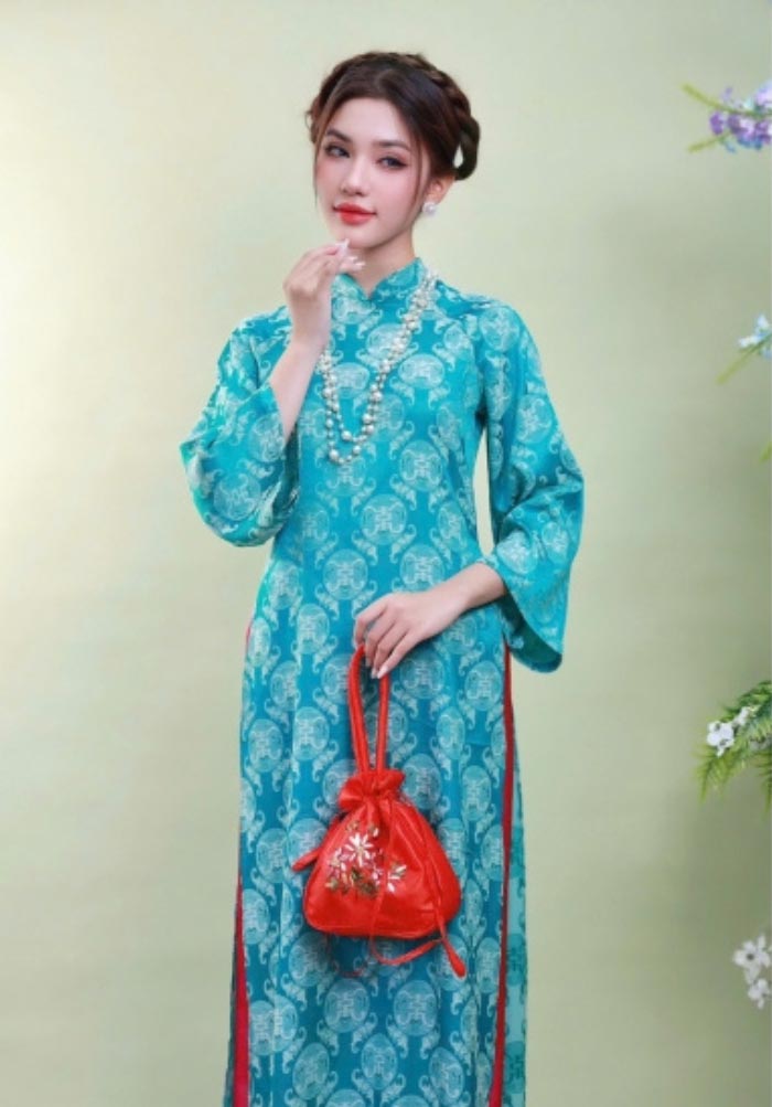Ao dai xua Áo Dài Gấm Cao Cấp