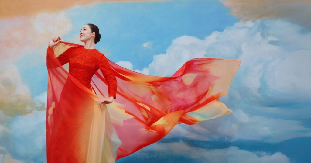ao dai tet nu